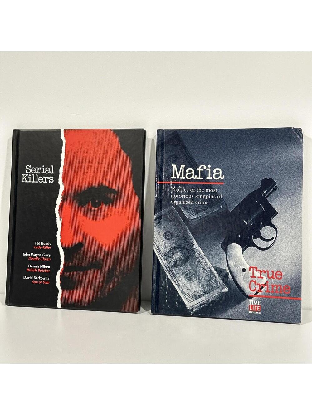 True Crime Hardcover Book Lot Mafia Serial Killers Time Life 2 Books